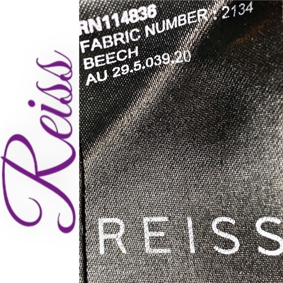 REISS Beech Black V-Back Sleeveless Sheath Dress, Size 10 - Picture 7 of 10